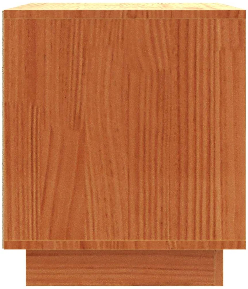 TV staliukas Televizoriaus spintelė Vaško ruda 80 x 35 x 40,5 cm