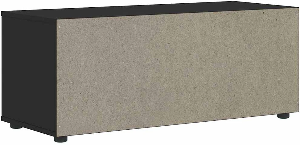TV staliukas televizoriaus spintelė VISNES Juoda 100x40x38 cm