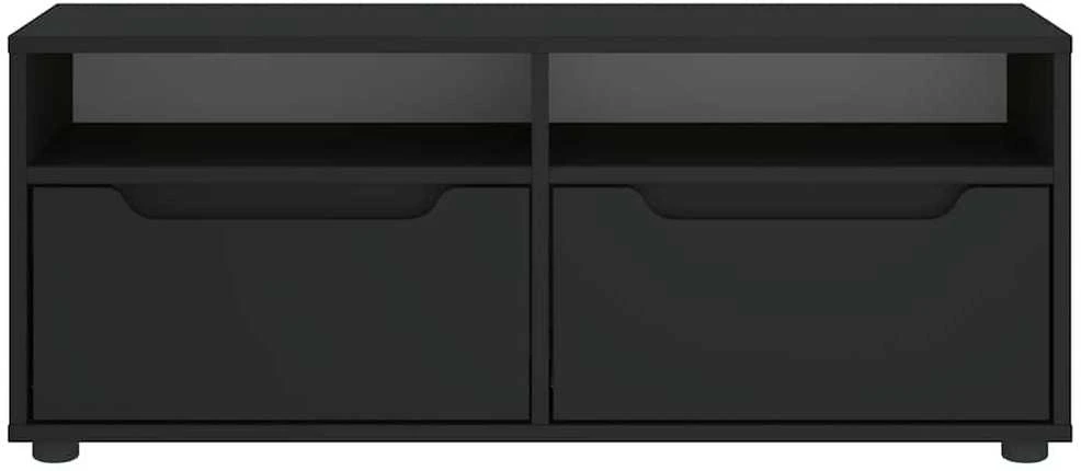TV staliukas televizoriaus spintelė VISNES Juoda 100x40x38 cm