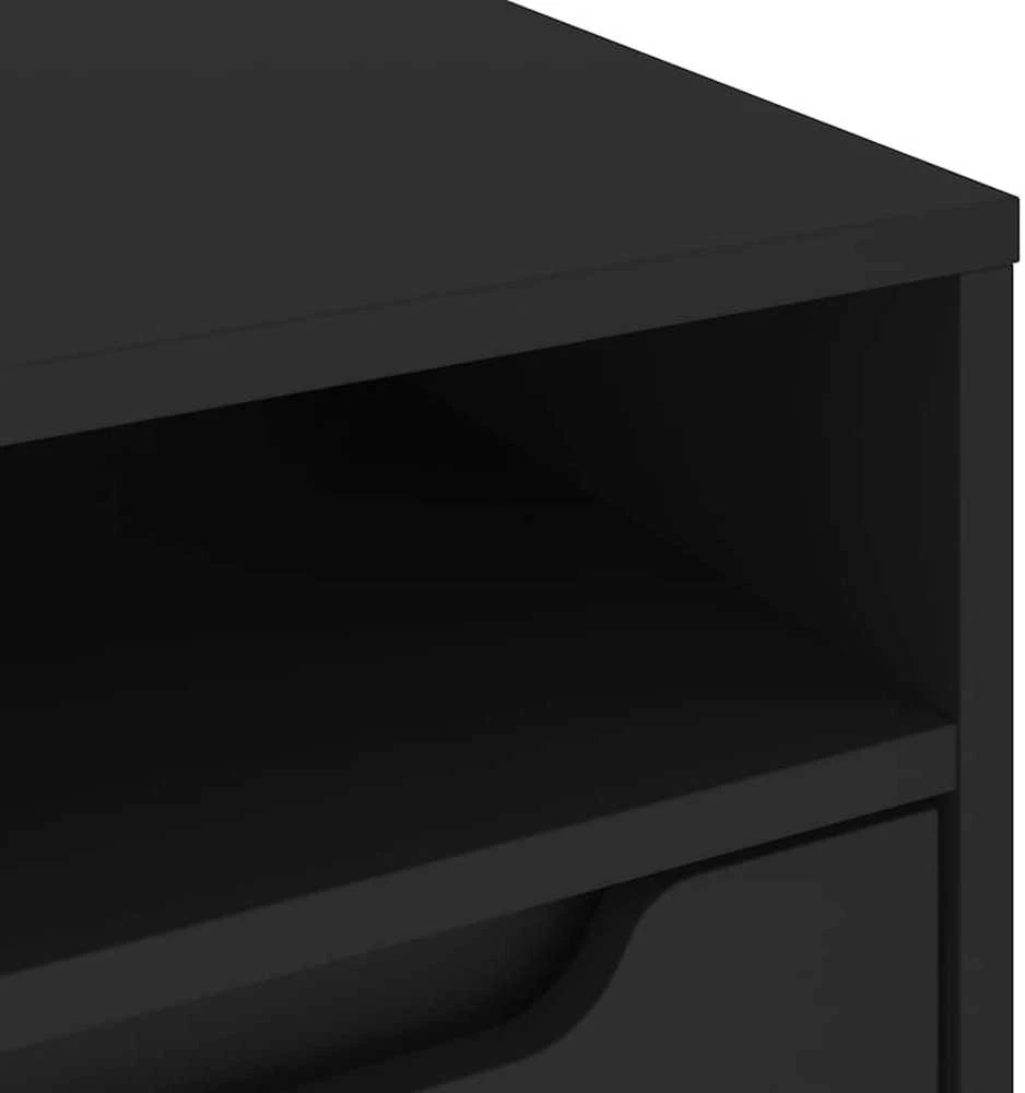 TV staliukas televizoriaus spintelė VISNES Juoda 60x40x38 cm