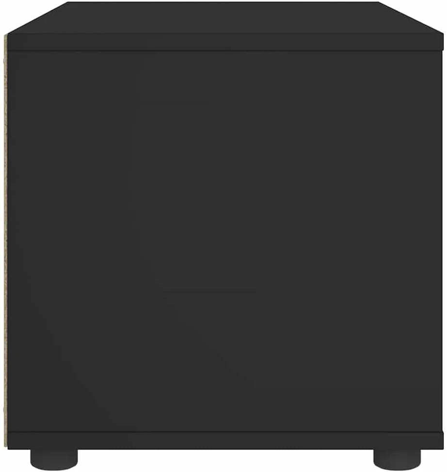 TV staliukas televizoriaus spintelė VISNES Juoda 60x40x38 cm