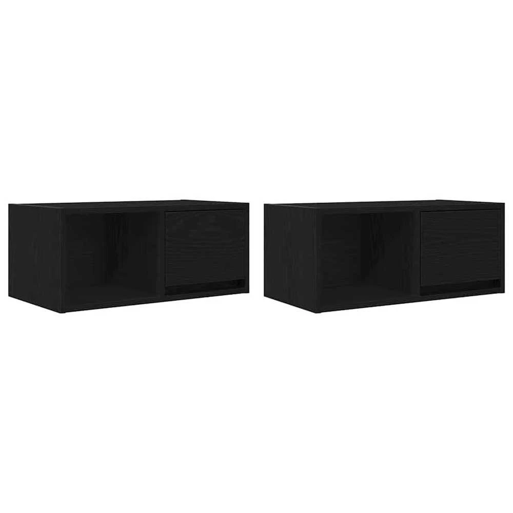 TV staliukas Televizoriaus spintelės, 2vnt., 60x31x25,5 cm, mediena