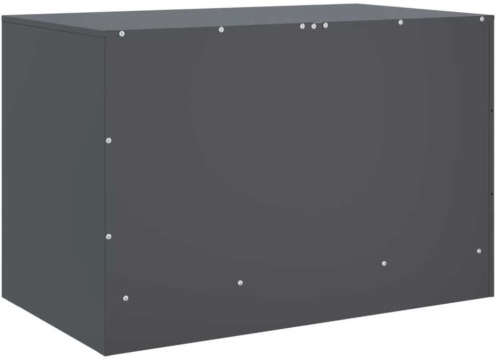 TV staliukas Televizoriaus spintelės, 2vnt., antracito, 67x39x44cm, plienas