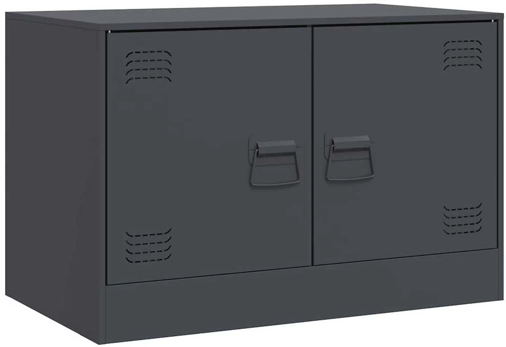 TV staliukas Televizoriaus spintelės, 2vnt., antracito, 67x39x44cm, plienas