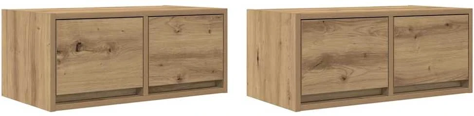 TV staliukas Televizoriaus spintelės, 2vnt., artisano, 60x31x25,5cm, mediena