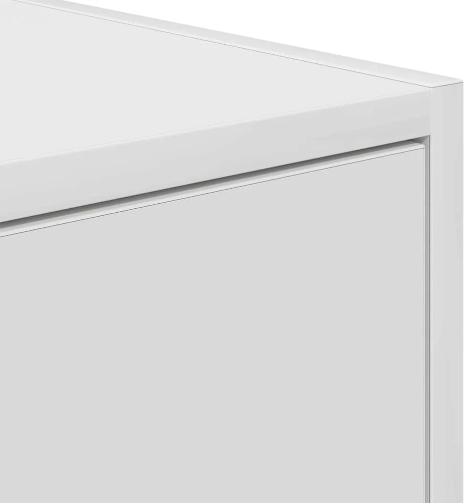 TV staliukas Televizoriaus spintelės, 2vnt., baltos, 60x31x25,5 cm, mediena