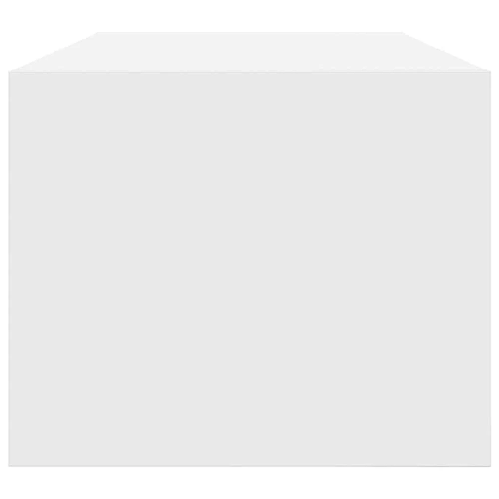 TV staliukas Televizoriaus spintelės, 2vnt., baltos, 80x31x25,5 cm, mediena