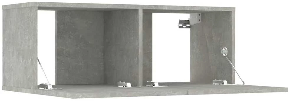 TV staliukas Televizoriaus spintelės, 2vnt., betono, 80x30x30cm, mediena