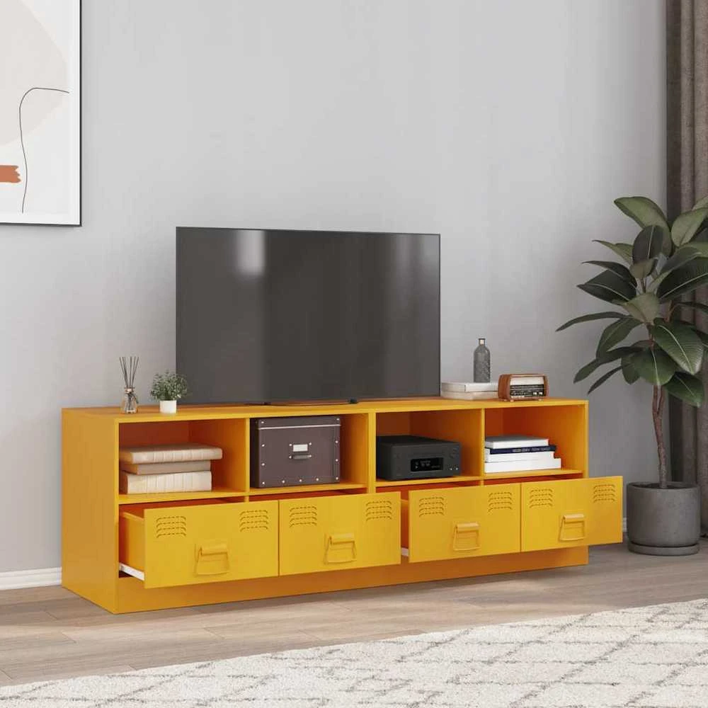 TV staliukas Televizoriaus spintelės, 2vnt., garstyčių, 67x39x44cm, plienas