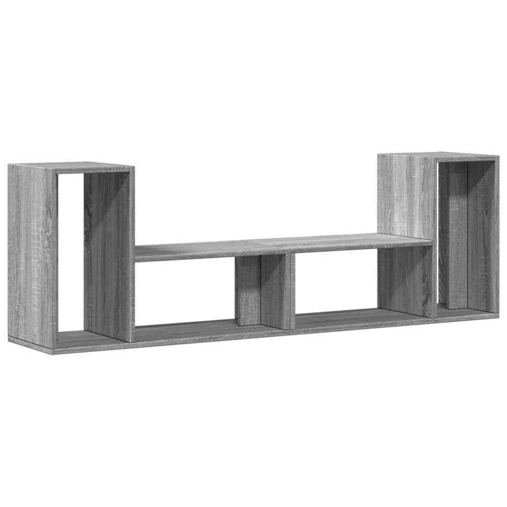 TV staliukas Televizoriaus spintelės, 2vnt., pilkos ąžuolo, 75x30x50 cm, MDP