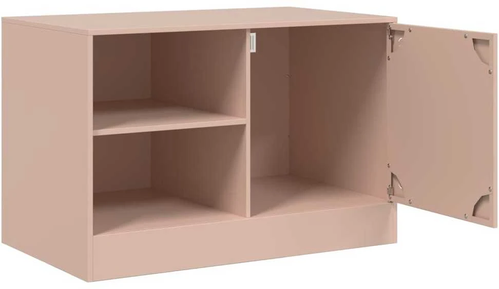 TV staliukas Televizoriaus spintelės, 2vnt., rožinės, 67x39x44cm, plienas