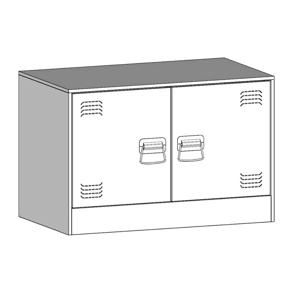 TV staliukas Televizoriaus spintelės, 2vnt., rožinės, 67x39x44cm, plienas