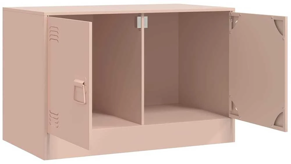 TV staliukas Televizoriaus spintelės, 2vnt., rožinės, 67x39x44cm, plienas