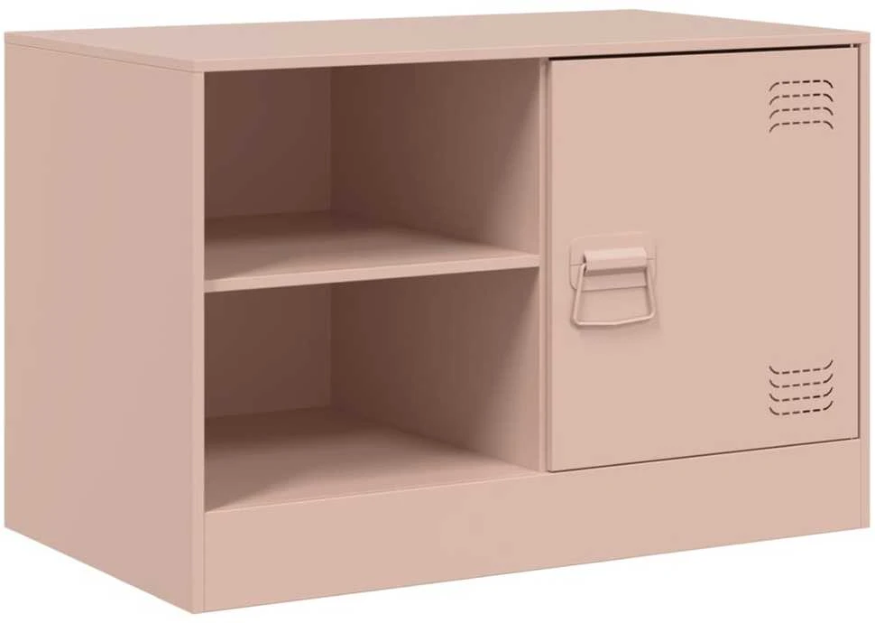 TV staliukas Televizoriaus spintelės, 2vnt., rožinės, 67x39x44cm, plienas