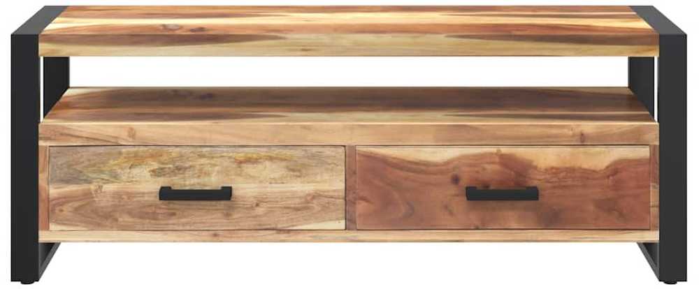TV staliukas Televizoriaus staliukas, 120x35x45cm, mediena su medaus apdaila
