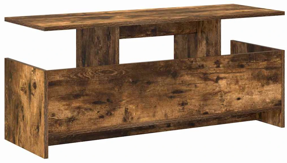 TV staliukas Televizoriaus stovas 102 x 35 x 45 cm Rūkyta ąžuolas
