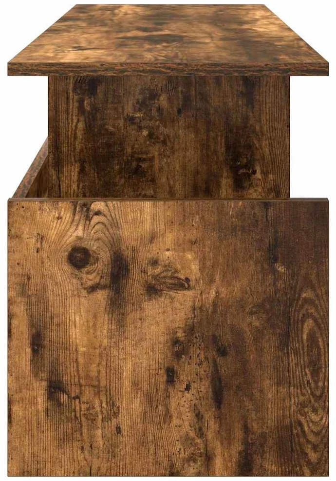 TV staliukas Televizoriaus stovas 102 x 35 x 45 cm Rūkyta ąžuolas