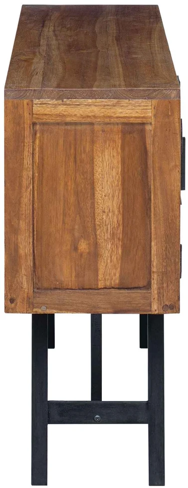 TV staliukas Televizoriaus stovas 110 x 30 x 75 cm Natūrali
