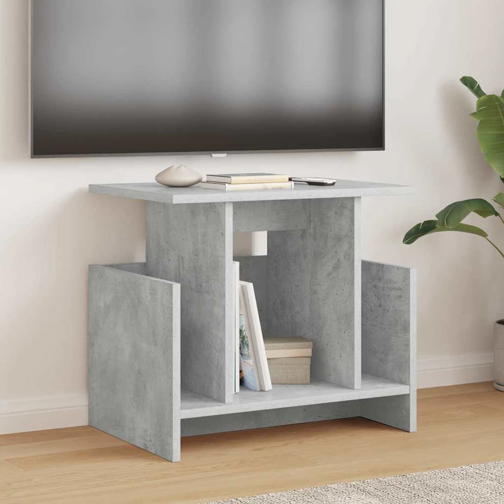 TV staliukas Televizoriaus stovas 50 x 35 x 45 cm Betono pilka
