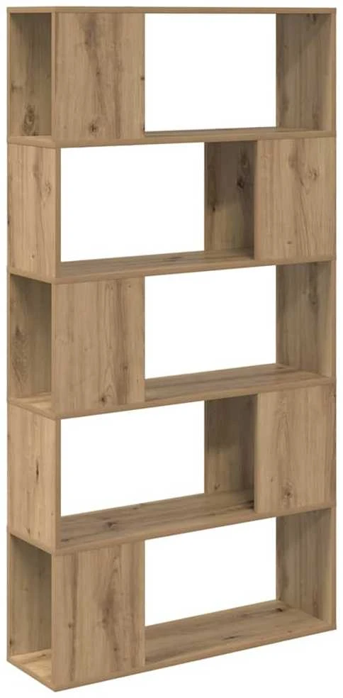 TV staliukas TV spintelių komplektas 80 x 24 x 156 cm Ruda Apdirbta mediena