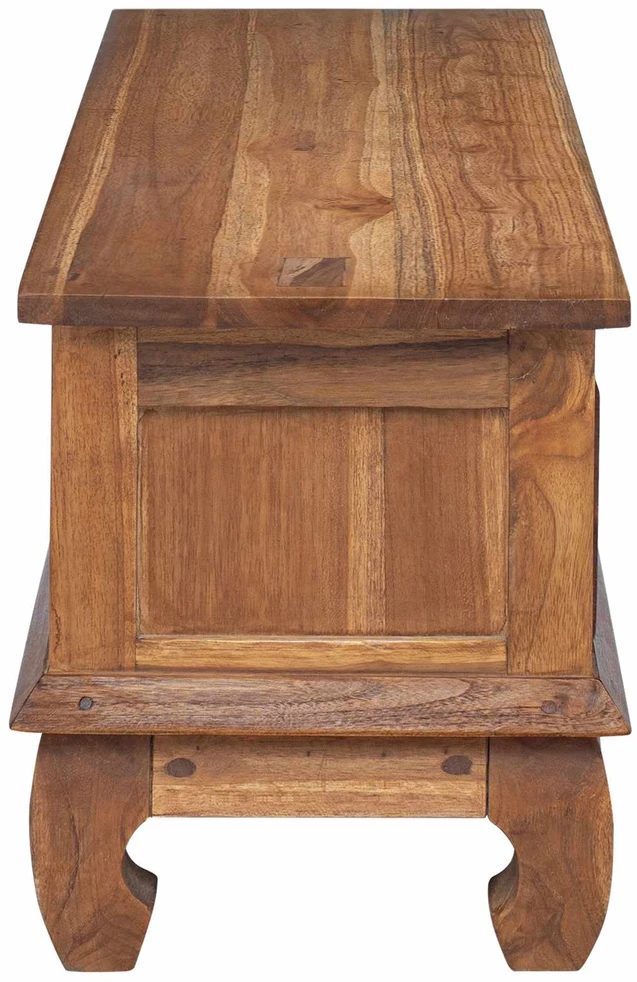 TV staliukas Televizoriaus stovas su stalčių Natūrali 110 x 35 x 40 cm