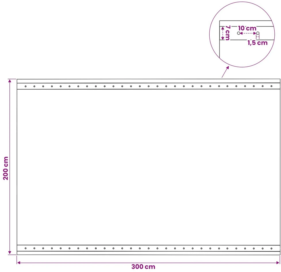 Tent su kilpom 2 vnt. Žalia 2 x 3 m 260 gsm PE