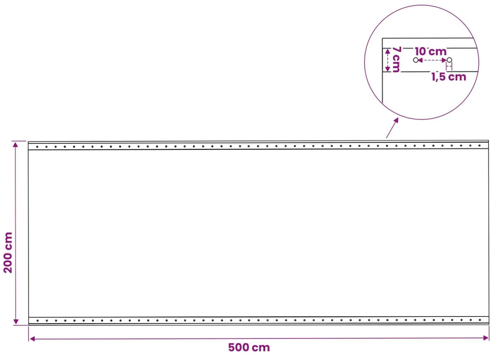Tent su kilpom 2 vnt. Žalia 2 x 5 m 260 gsm PE