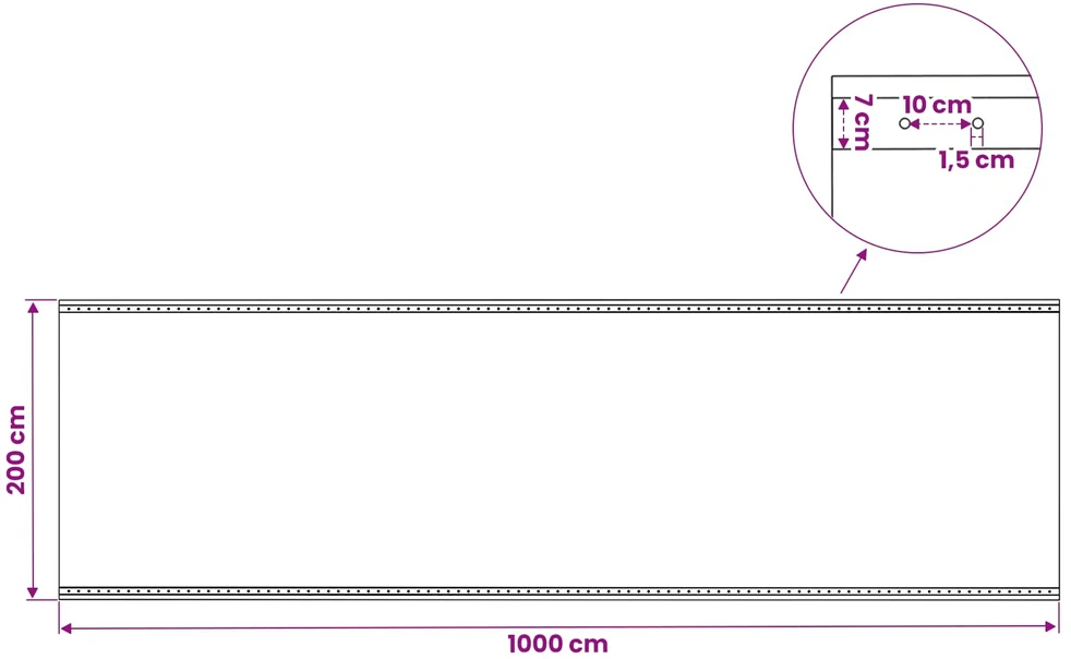 Tent su kilpom 2 vnt. Žalia 3 x 10 m 260 gsm PE