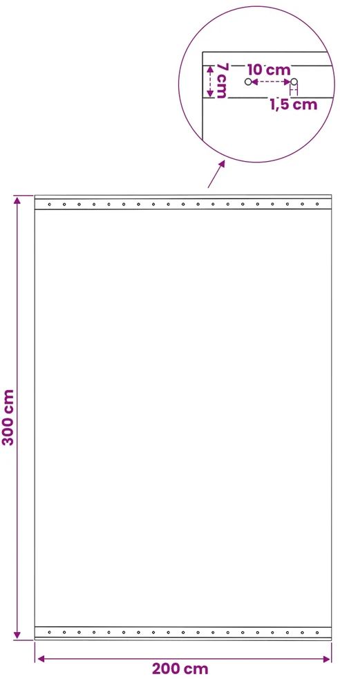 Tent su kilpom 2 vnt. Žalia 3 x 2 m 260 gsm PE