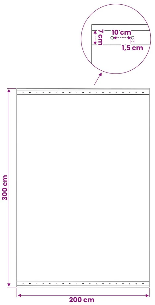 Tent su kilpom 2 vnt. Žalia 3 x 2 m 260 gsm PE