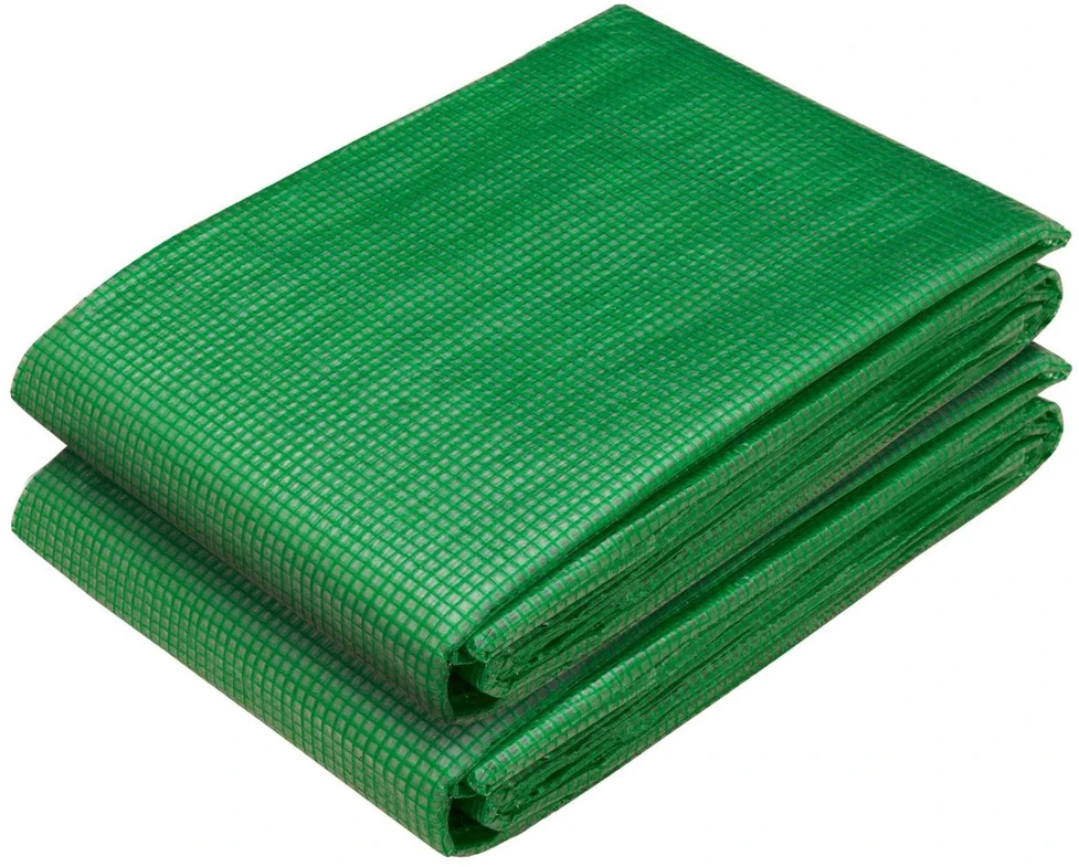 Tent su kilpom 2 vnt. Žalia 3 x 5 m 260 gsm PE