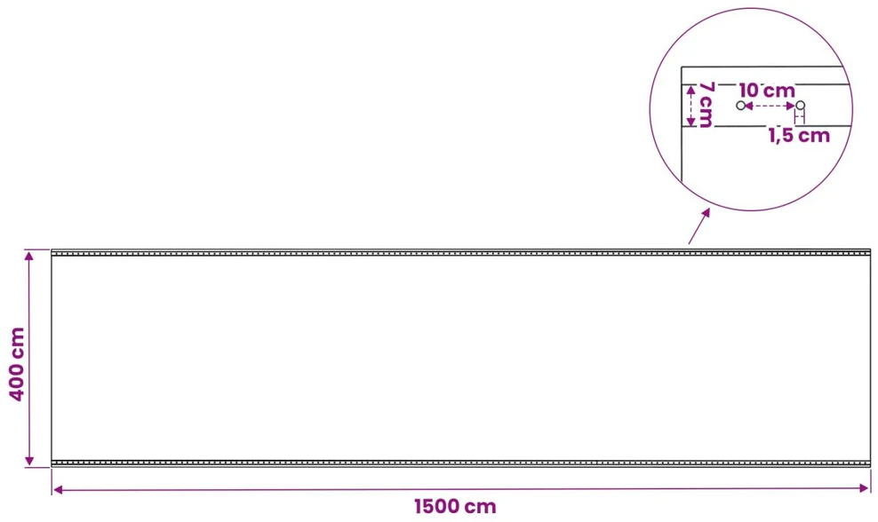Tent su kilpom 2 vnt. Žalia 4 x 15 m 260 gsm PE