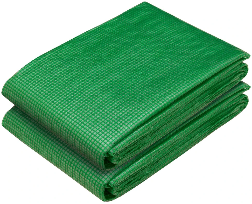 Tent su kilpom 2 vnt. Žalia 4 x 20 m 260 gsm PE
