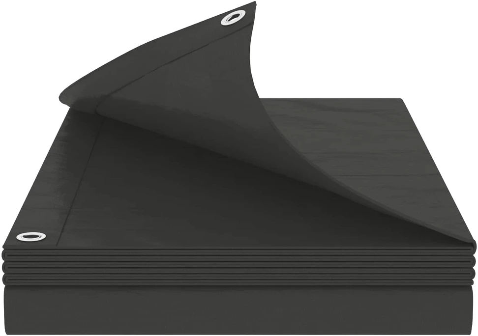 Tent su kilpom Antracito pilka 8 x 8 m 90 gsm PE