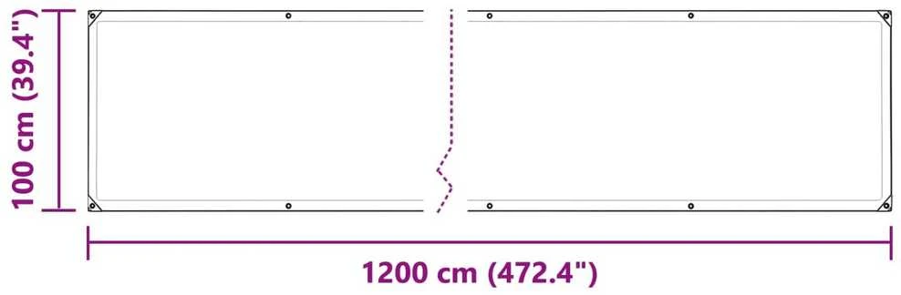 Augalų uždangalas Skaidrus 1 x 12 m PVC