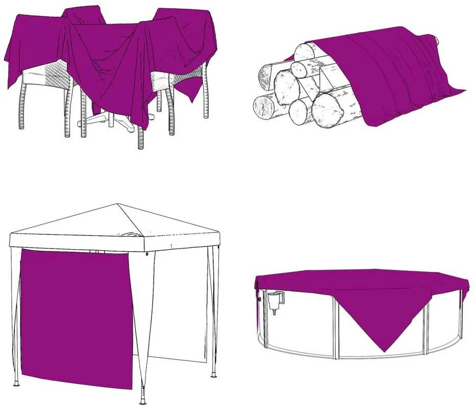 Augalų uždangalas Skaidrus 2 x 12 m PVC