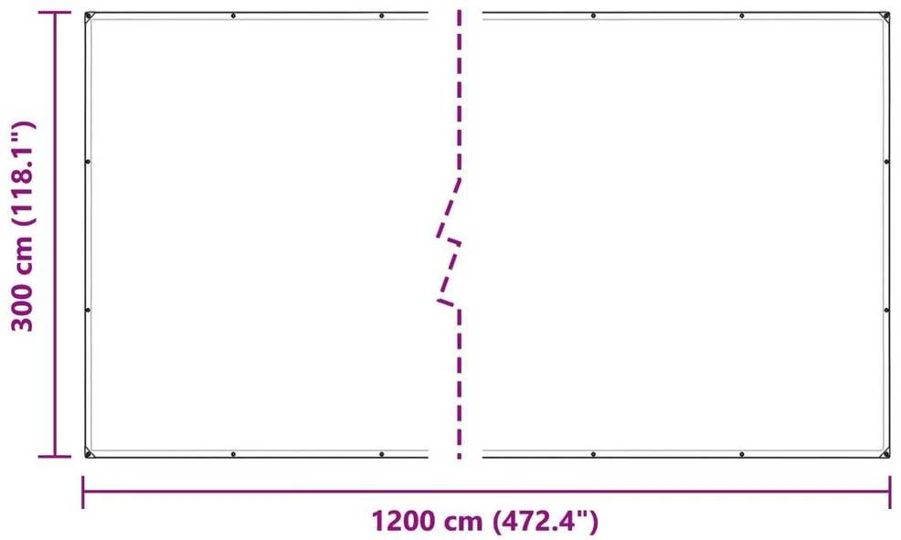 Augalų uždangalas Skaidrus 3 x 12 m PVC