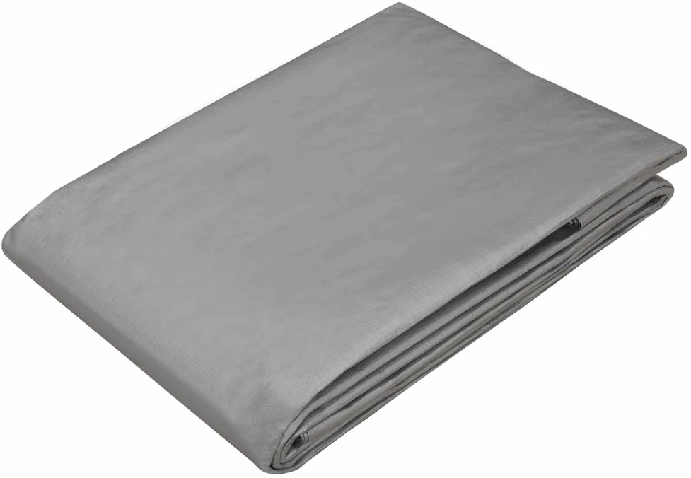 Tent su kilpom Šviesiai pilka 3 x 5 m 180 gsm PE