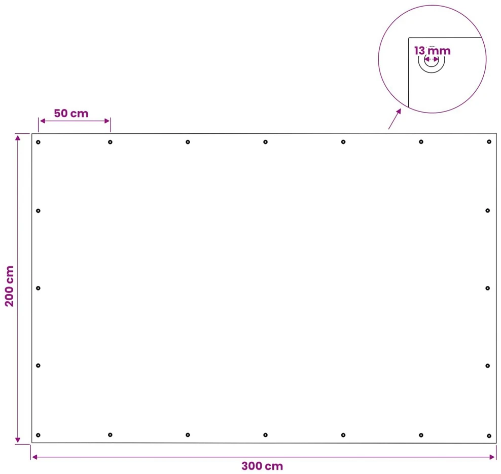 Tent su kilpom Žalia 2 x 3 m 140 gsm PE
