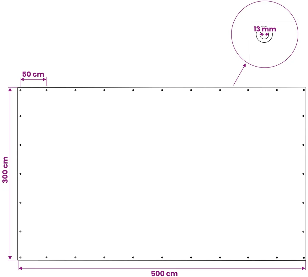 Tent su kilpom Žalia 3 x 5 m 140 gsm PE