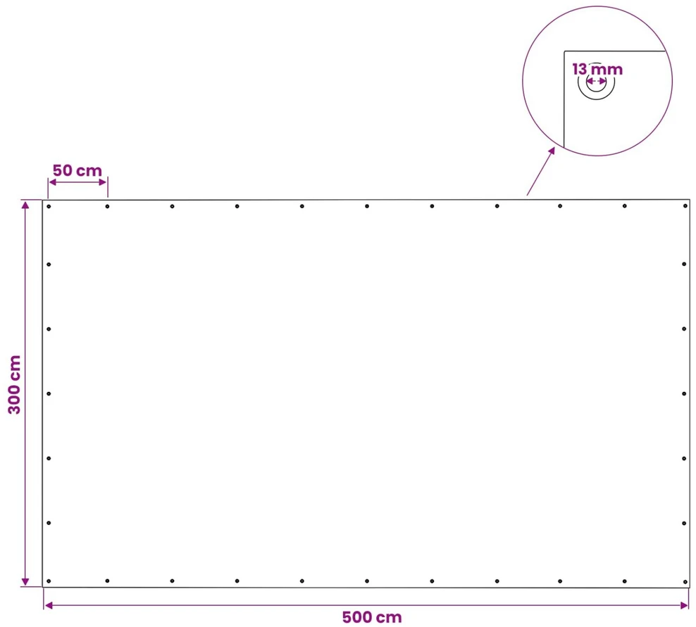 Tent su kilpom Žalia 3 x 5 m 140 gsm PE