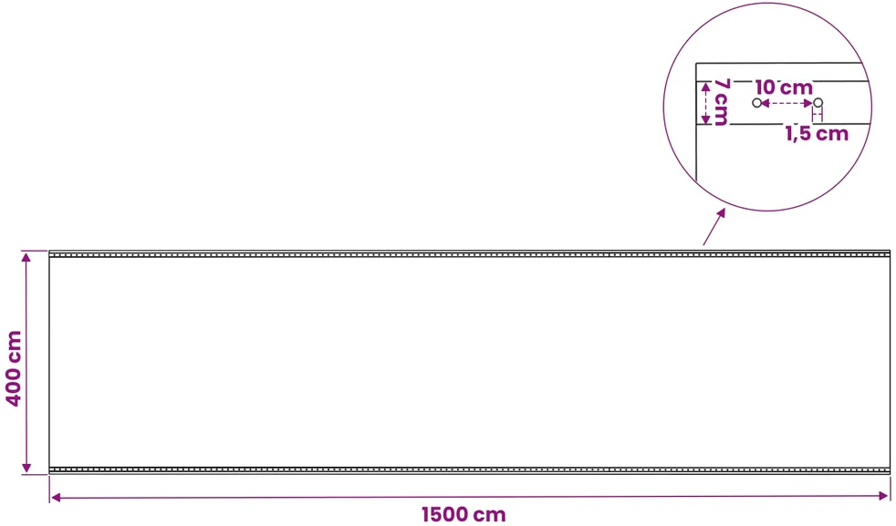 Leno Tentinis Žalia 4 x 15 m 260 gsm PE