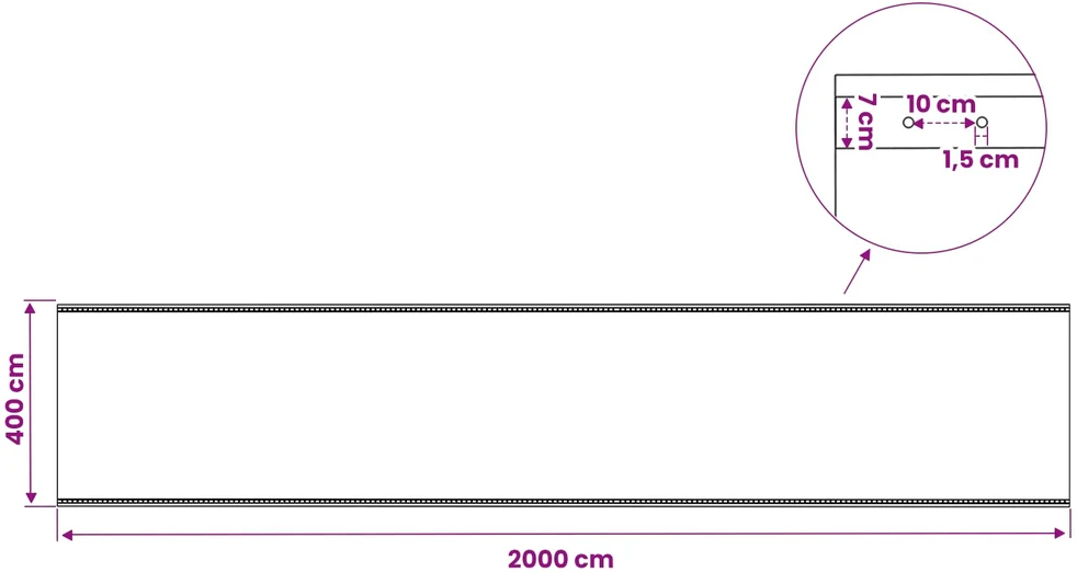 Leno Tentinis Žalia 4 x 20 m 260 gsm PE