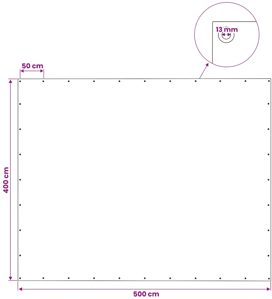 Tent su kilpom Žalia 4 x 5 m 140 gsm PE