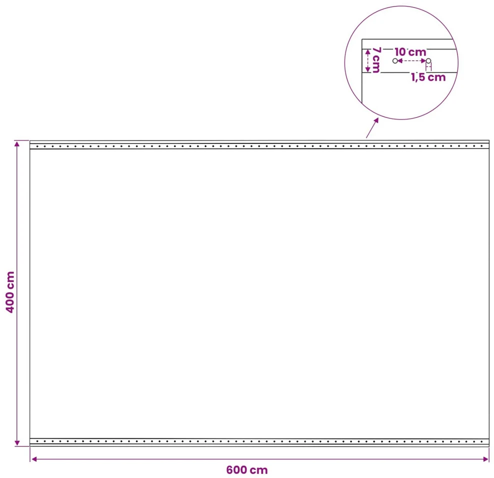 Tent su kilpom Žalia 4 x 6 m 260 gsm PE