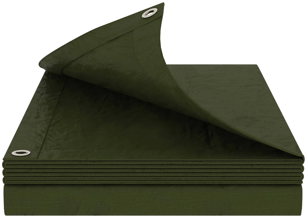 Tent su kilpom Žalia 6 x 8 m 260 gsm PE