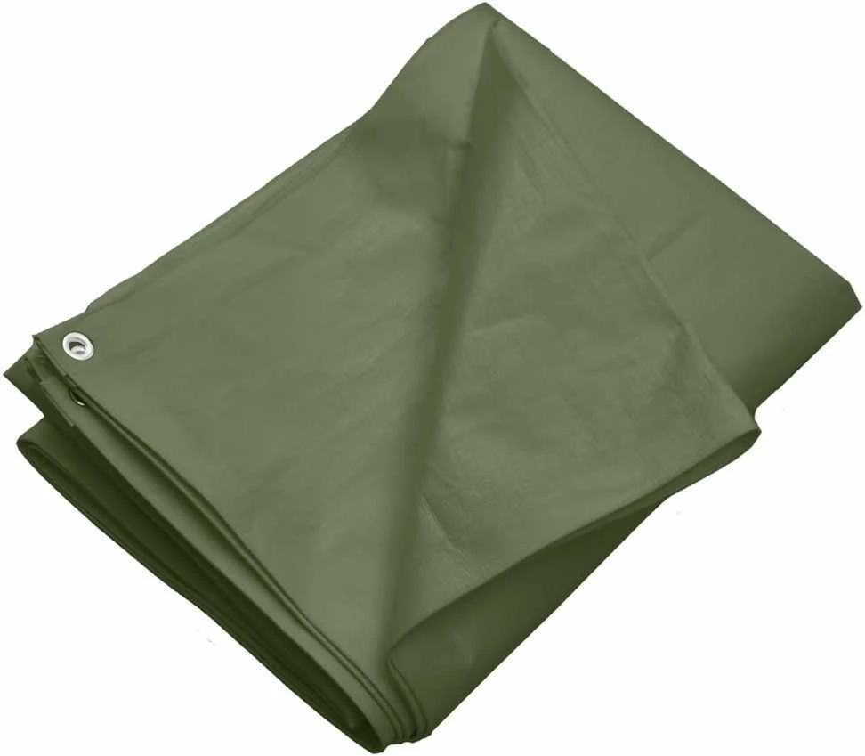 Tentas, žalios spalvos, 6x8m, 260g/m², HDPE