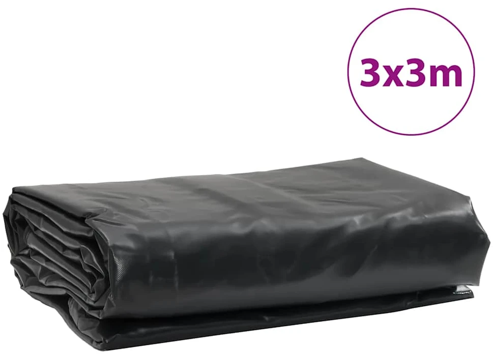 Tentas, antracito spalvos, 3x3m, 650g/m²