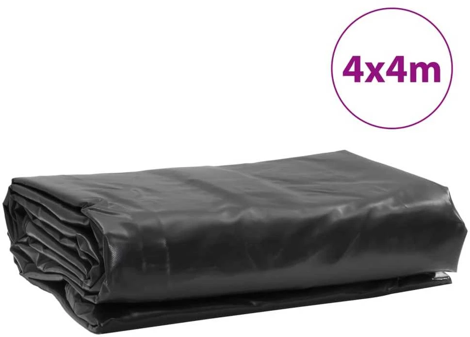 Tentas, antracito spalvos, 4x4m, 600g/m²