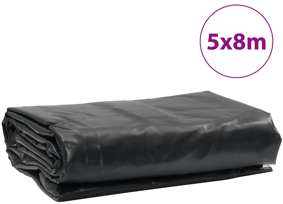 Tentas, antracito spalvos, 5x8m, 650g/m²
